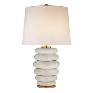 Phoebe Stacked Table Lamp (Antique White)