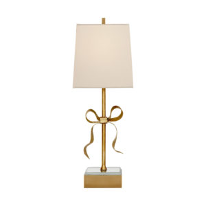 Ellery Table Lamp (Soft Brass and Mirror)