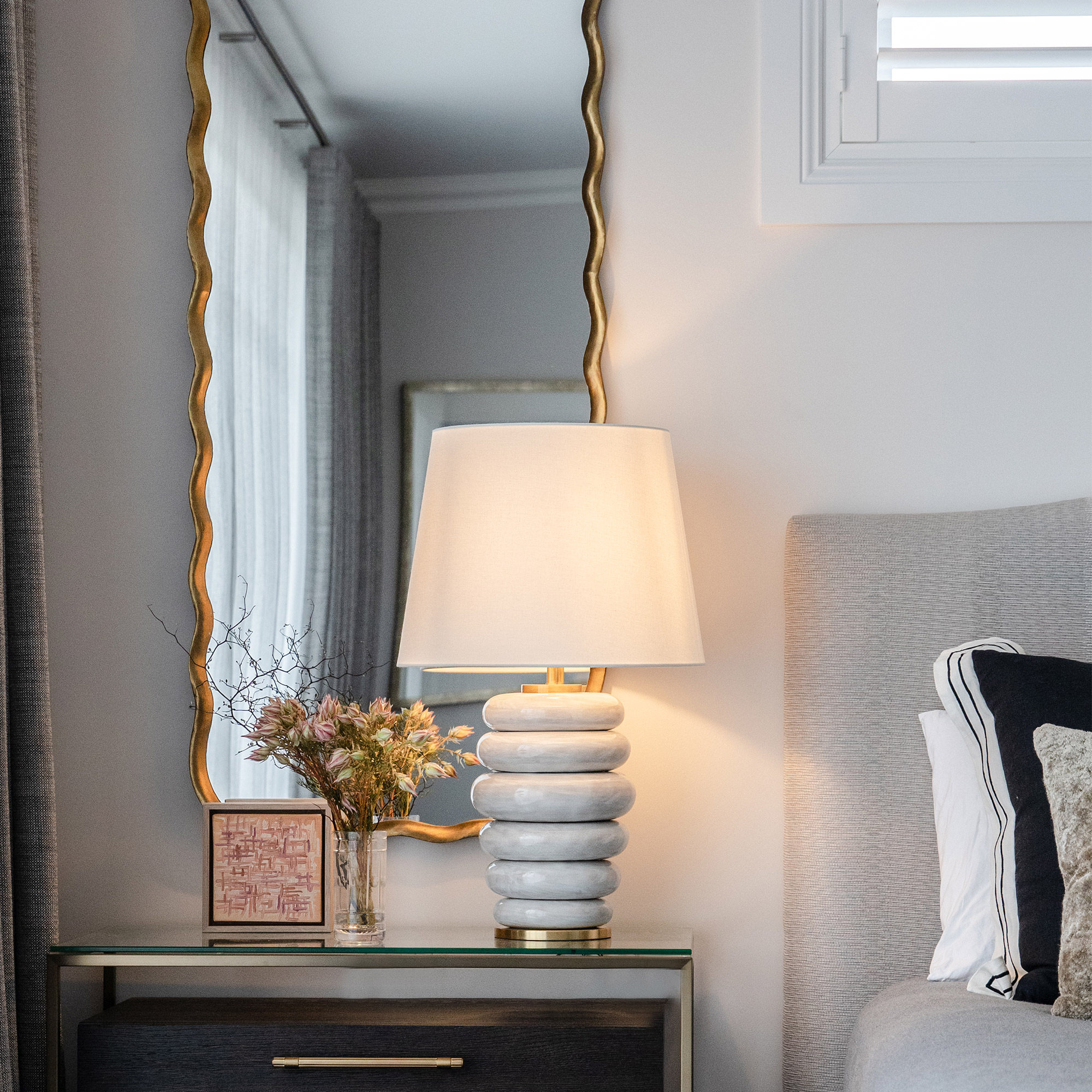 Phoebe Stacked Table Lamp Antique White Bloomingdales
