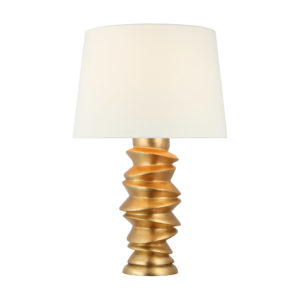 Karissa Medium Table Lamp (Antique Gold Leaf)