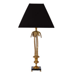 Coconut Palm Table Lamp (Brass)
