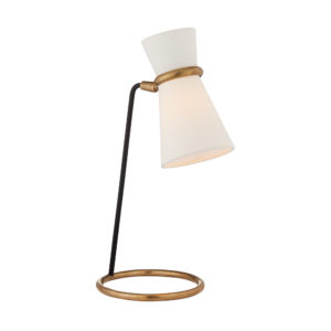 Clarkson Table Lamp (Brass and Black)