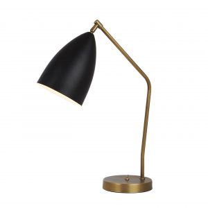 Ravello Desk Lamp (Brass and Black)