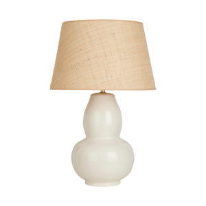 Gourd Small Table Lamp (Ivory)