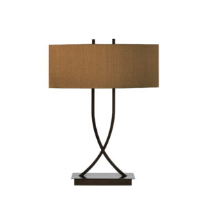 Crossover Curved Table Lamp (Bronze)