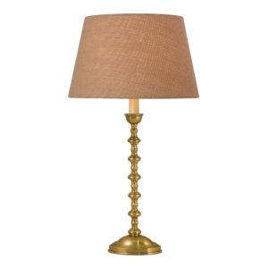 Scarlett Candlestick Table Lamp (Brass)