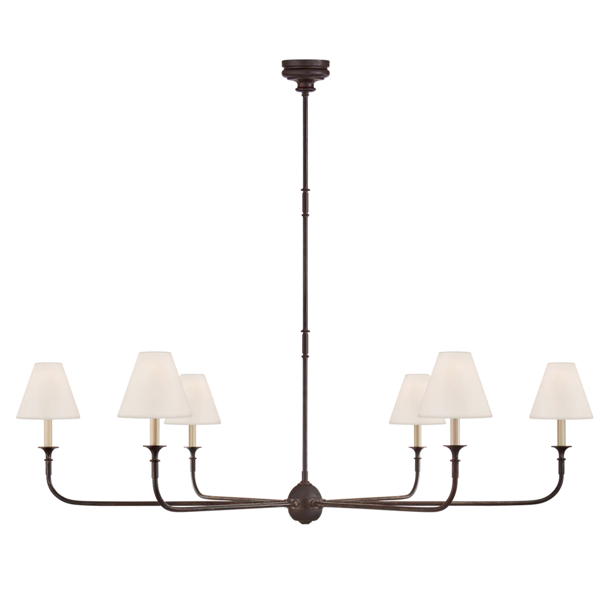 【bB！！】 Piaf Grande Chandelier (Aged Iron and Ebonized Oak