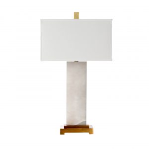 Rectangular Table Lamp (Alabaster)