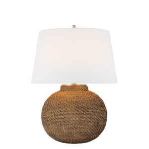 Avedon Small Table Lamp (Natural Rattan)