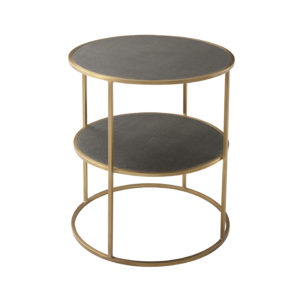 Tripp Side Table (Tempest Shagreen)