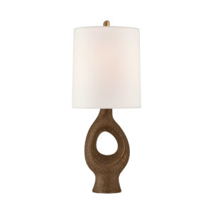 Capra Medium Table Lamp (Chalk Burnt Gold)