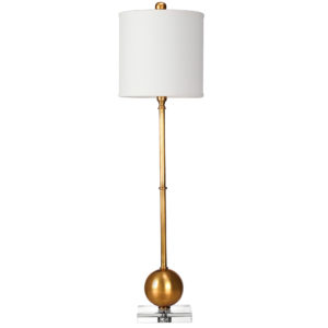 Lucian Bobble Table Lamp (Brass and Crystal)