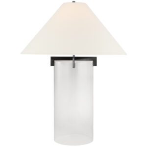 Brooks Table Lamp (Aged Iron and Crystal)