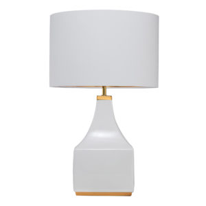 Walter Table Lamp (Glossy White)