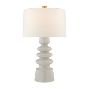 Andreas Medium Table Lamp (White Crackle)