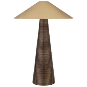 Miramar Table Lamp (Crystal Bronze and Brass)