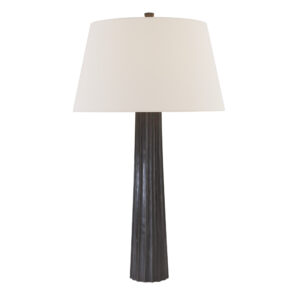 Fluted Spire Large Table Lamp (Aged Iron)