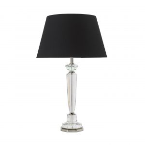 Bardot Table Lamp (Crystal and Shiny Nickel)