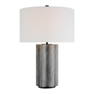 Vellig Medium Table Lamp (Oyster Stained Concrete)